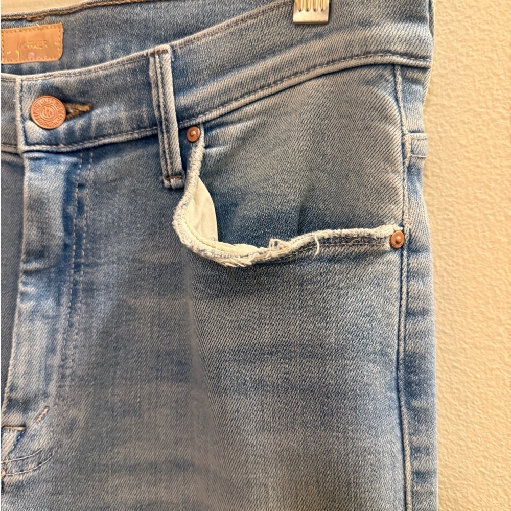 MOTHER denim the weekend fray sz 31 - Picture 6 of 12